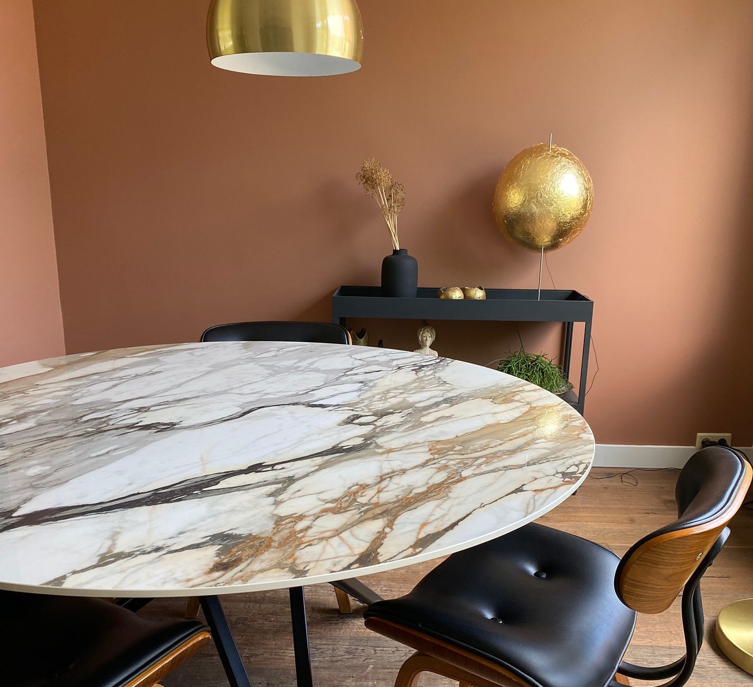 Maatwerk tafel van natuursteen
