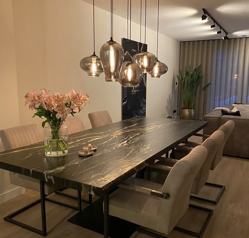 Maatwerk tafel van natuursteen